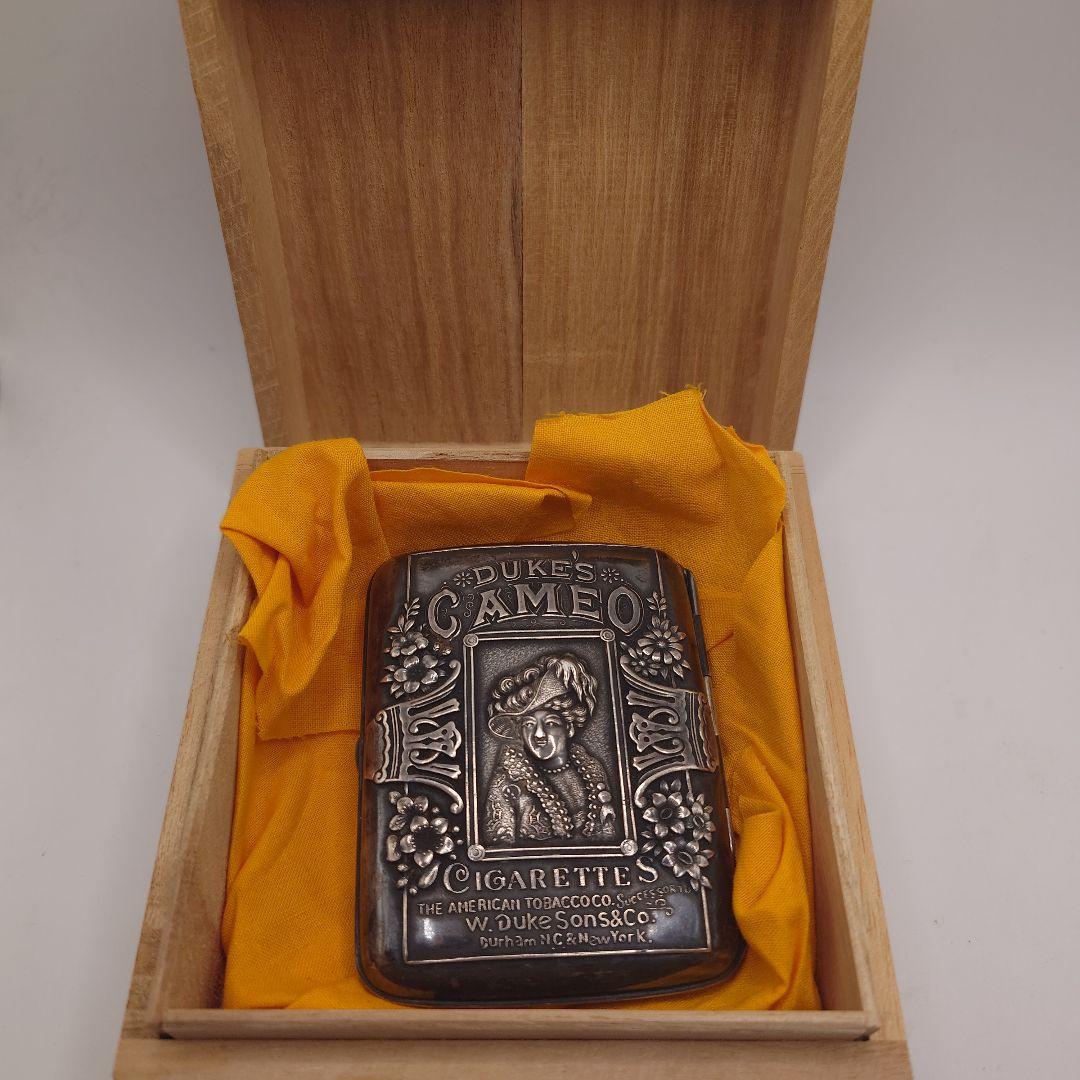 シガーケース 純銀 DUKE'S CAMEO CIGARETTES k0201