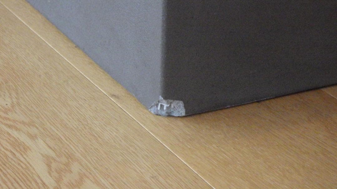 【ラスト１】moda en casa FLYING table ガラステーブル2