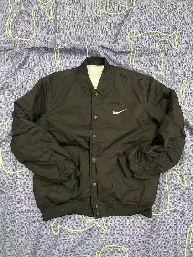 エア ステューシーコラボ ブラックMA-1ジャケット