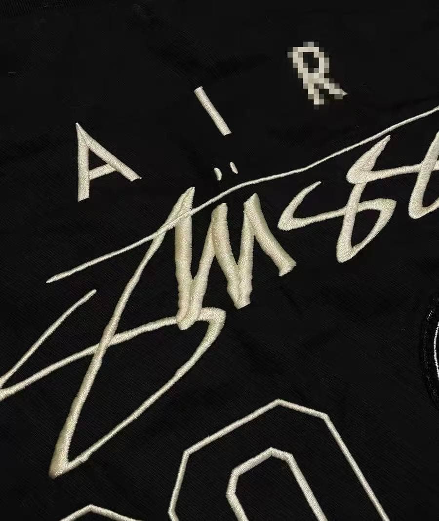 エア ステューシーコラボ ブラックMA-1ジャケット