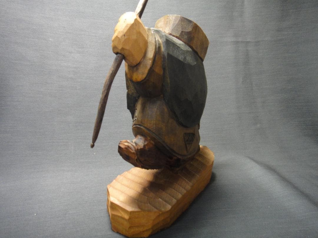 わ*ん様 川上 哲 （さとる）作　アイヌ コロポックル 木彫り 彫刻　藤戸竹喜