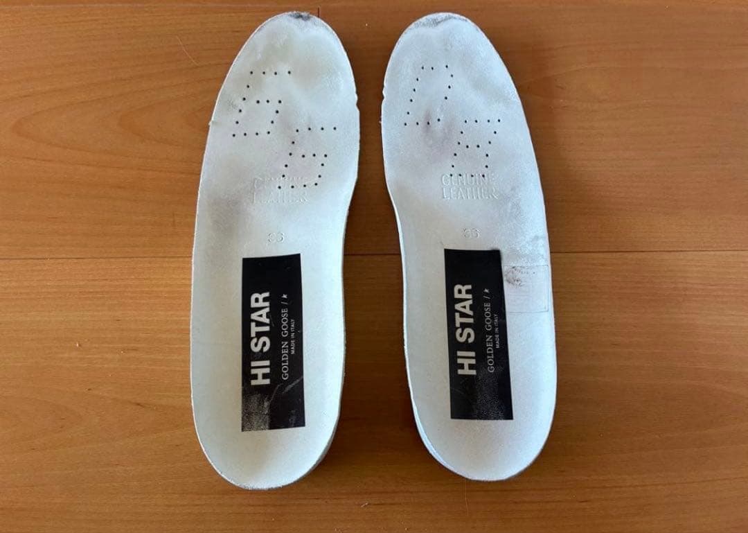 ゴールデングースGOLDEN  HI STAR ホワイト　36