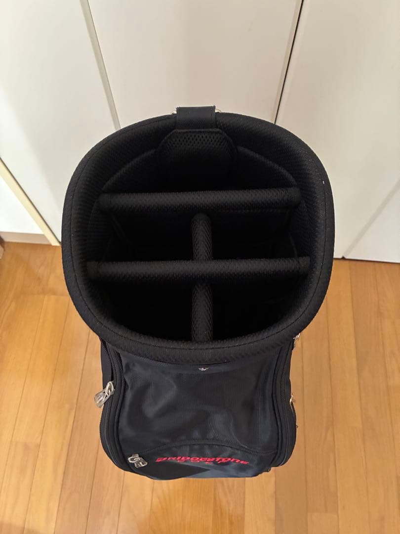 BRIDGESTONE GOLF キャディバッグ 黒/赤