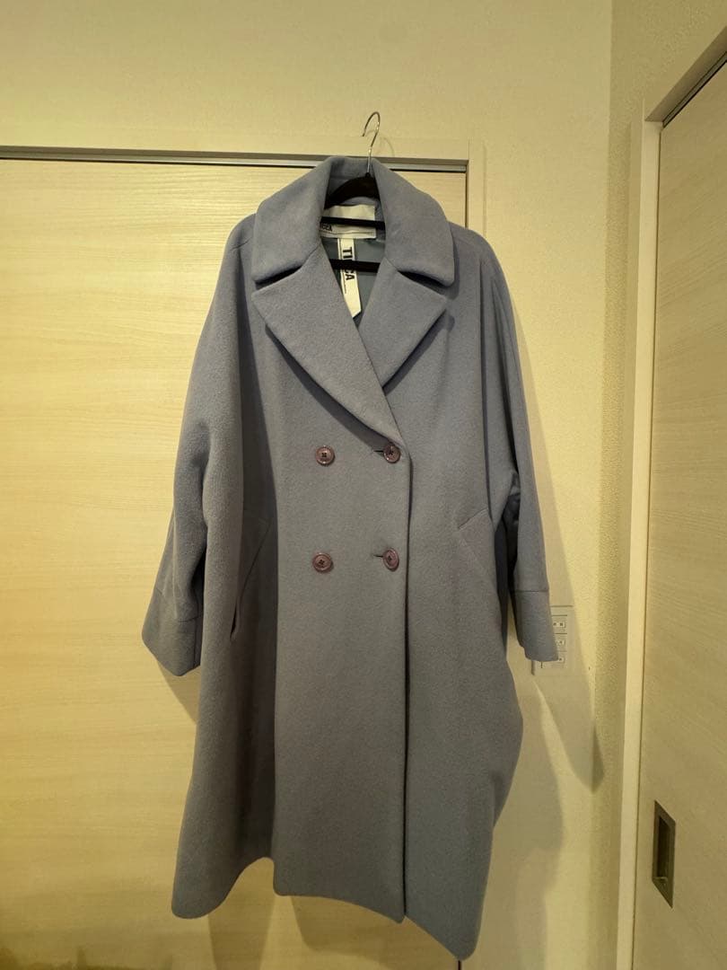 TICCA カシミヤ混テントコート lilac