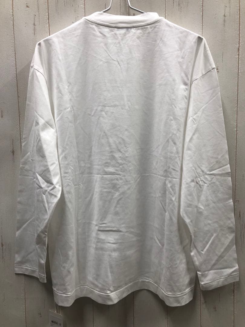 ATON SUVIN60/2 OVERSIZED L/S T-SHIRT 白