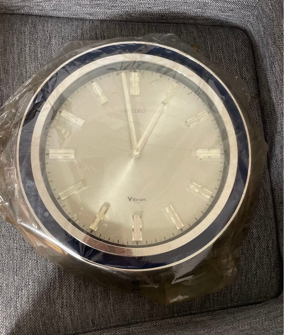 70's SEIKO vibron 掛け時計　ミッドセンチュリー　VBX-121