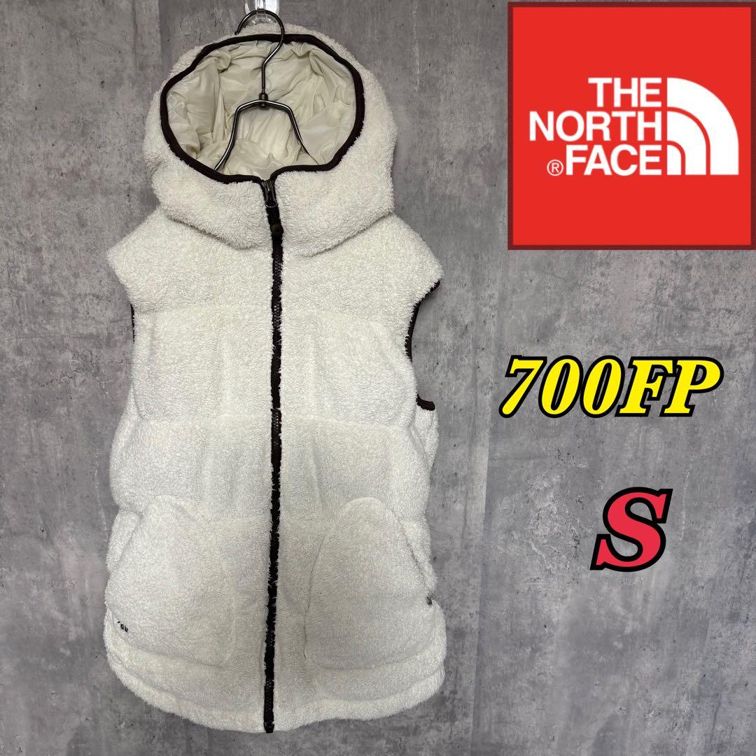 ノースフェイス ダウンベスト ボアベスト フリース レディースS ホワイト