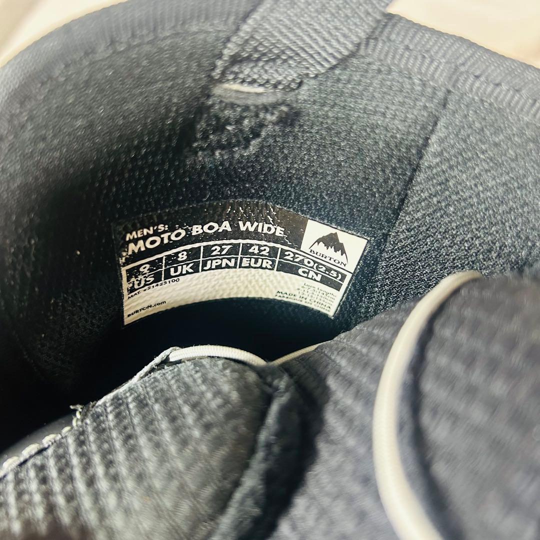 BURTON バートン　スノボブーツMOTO BOA WIDE 27.0cm