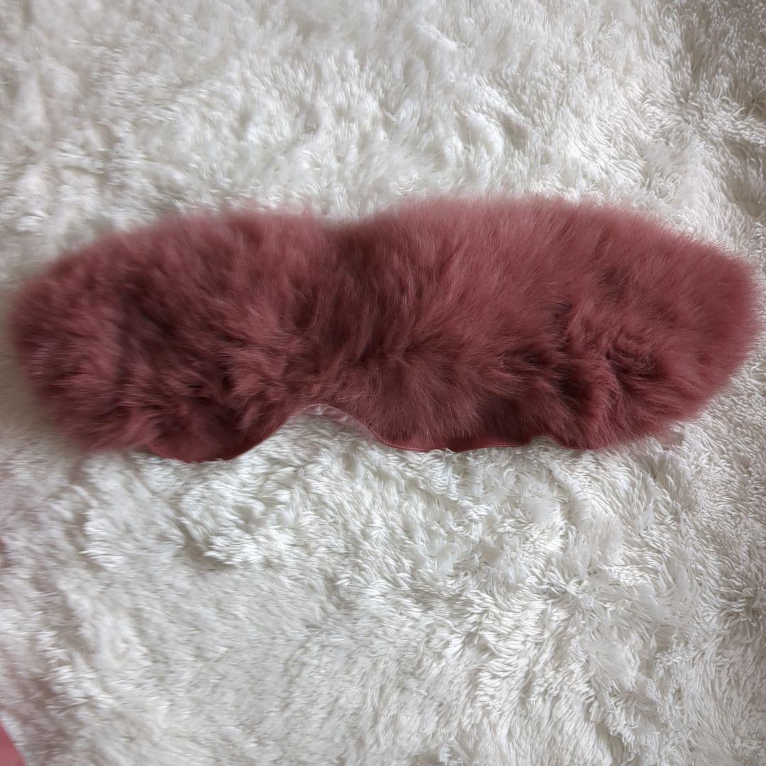 GRACE CONTINENTAL ラムレザー ファー ライダース 38 ピンク