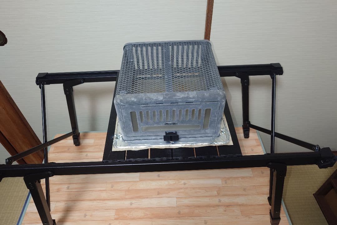 豆炭こたつIGTテーブル流用セット あと掛け布団があればアウトドア使用可能