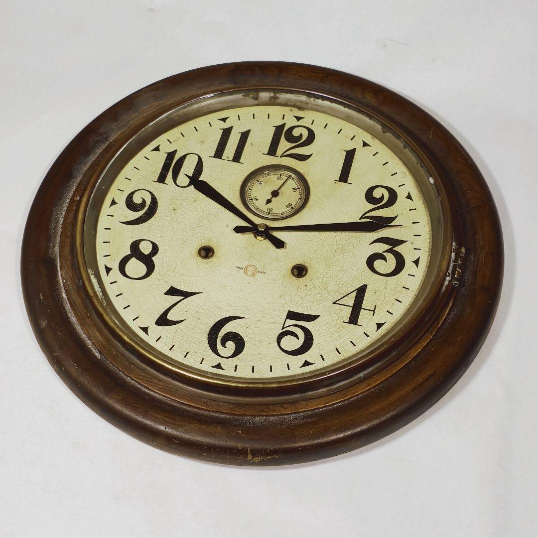 【リペア品 静音 薄型】TRADE MARK 掛け時計 壁掛け時計 アンティーク