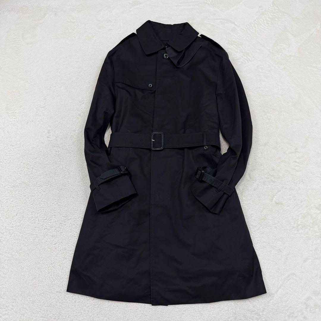 MACKINTOSH スコットランド製 チェックライナー付き 比翼トレンチコート