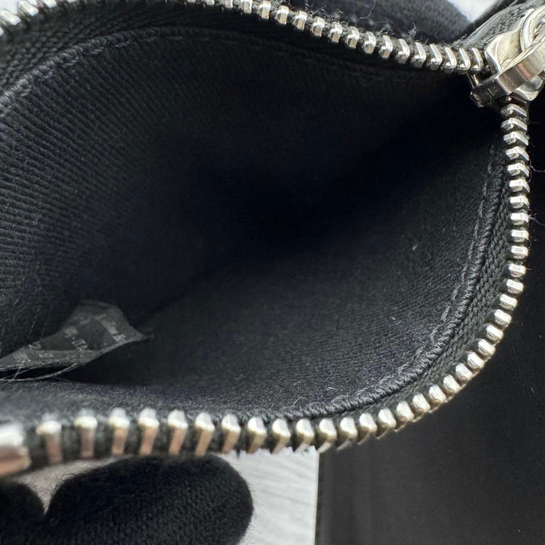 【極美品】メゾンマルジェラ 4ステッチ マネークリップ レザー ブラック