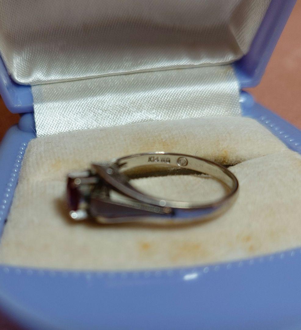 K14 WG ホワイトゴールド 指輪 リング