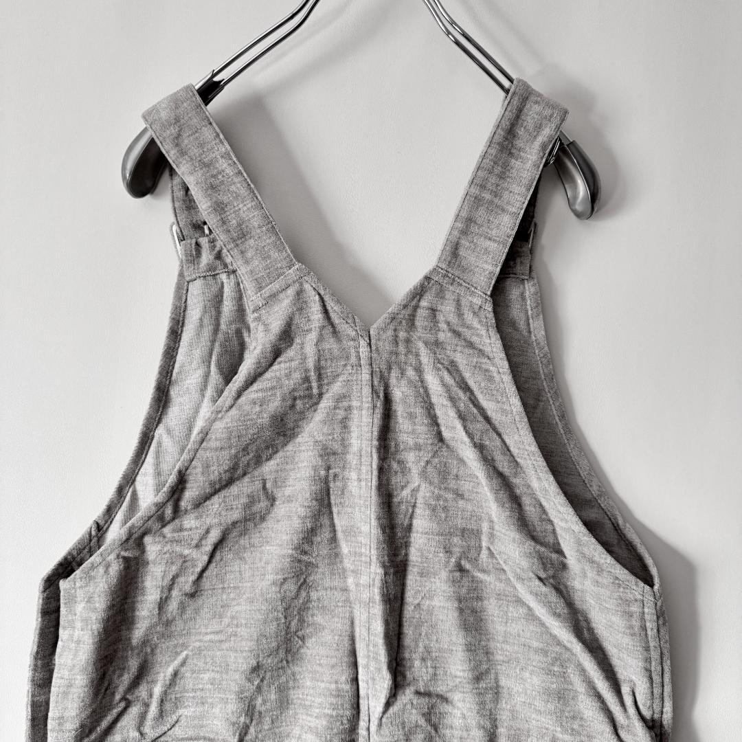 プリスティン サロペット ジャンパースカート 調整可能ストラップ コットン