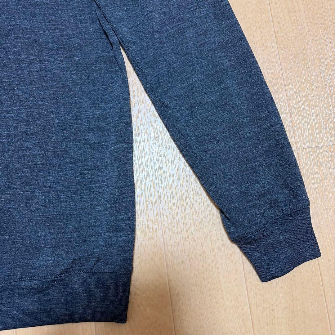 アイスブレーカー カーディガン メンズ XS ブラックヘザー