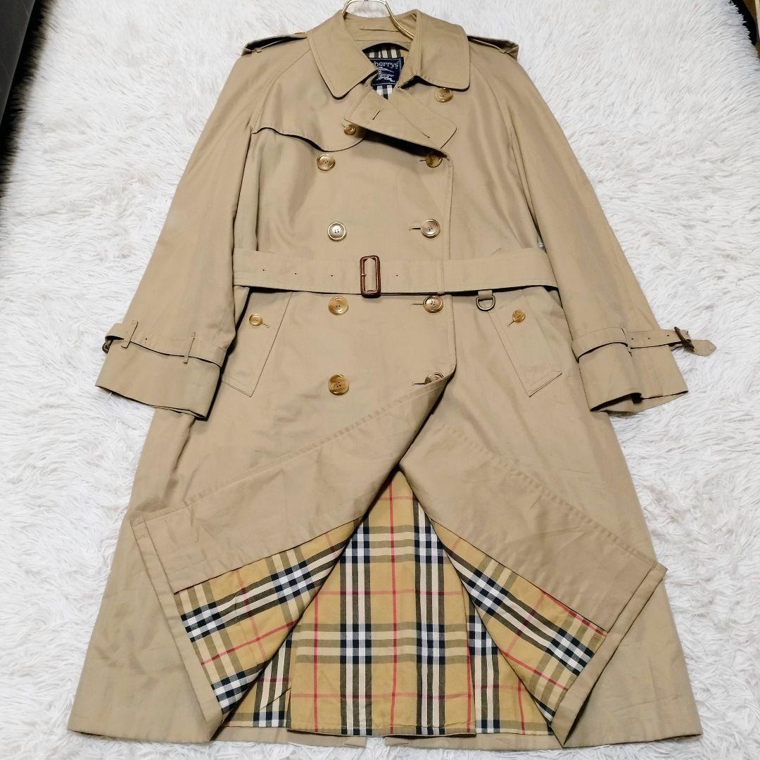 バーバリーズ トレンチコート ベージュ エポレット ノバチェック 打合せ男女兼用