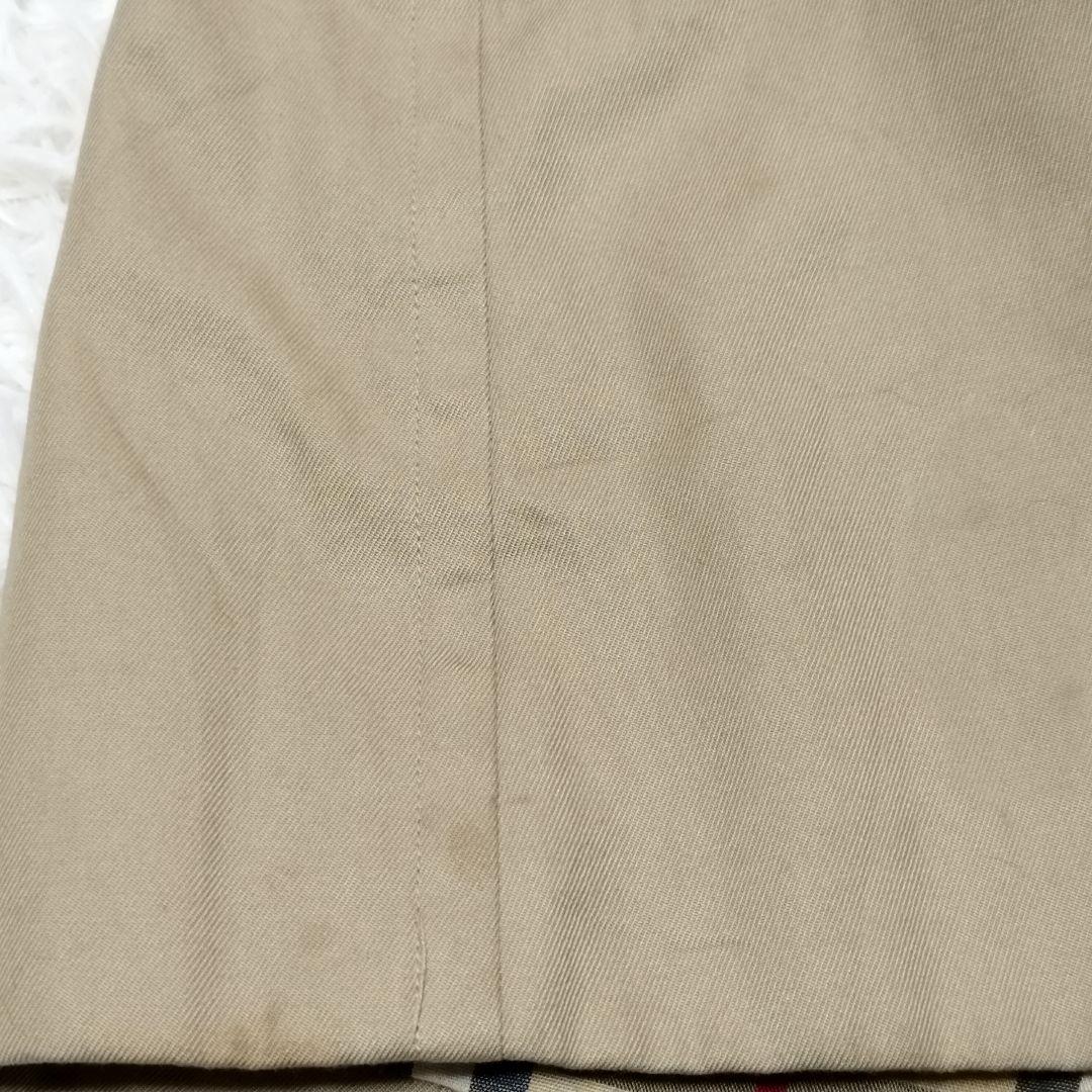 バーバリーズ トレンチコート ベージュ エポレット ノバチェック 打合せ男女兼用