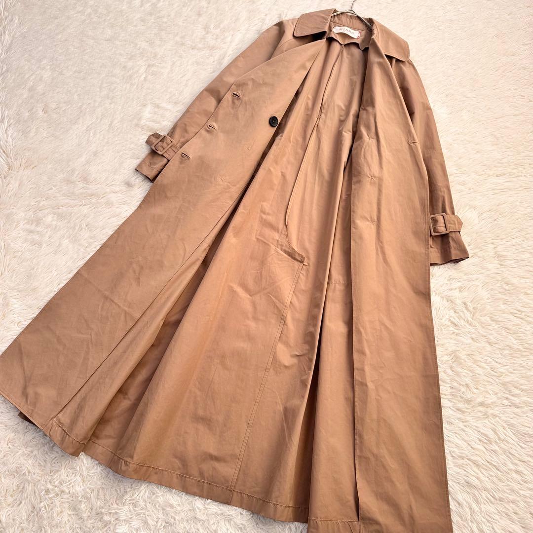 新品 イエナ MIRKO Aライン ロングトレンチコート イタリア製 キャメル