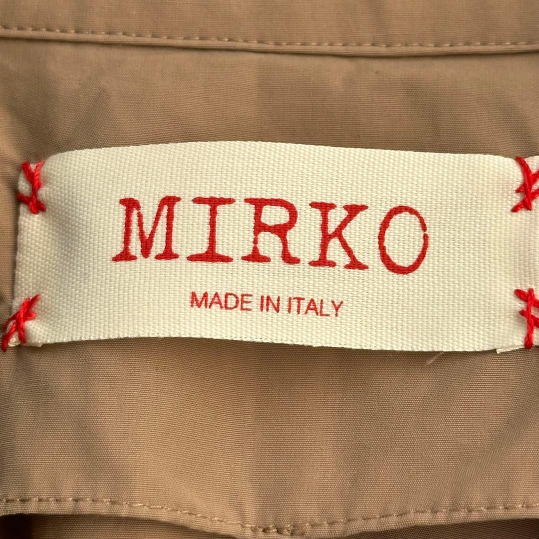 新品 イエナ MIRKO Aライン ロングトレンチコート イタリア製 キャメル