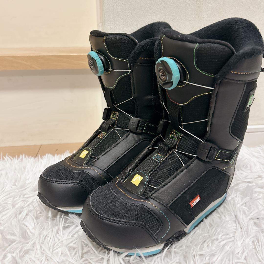 【極美品】HEAD JR BOA スノーボードブーツ 22.5-23.5