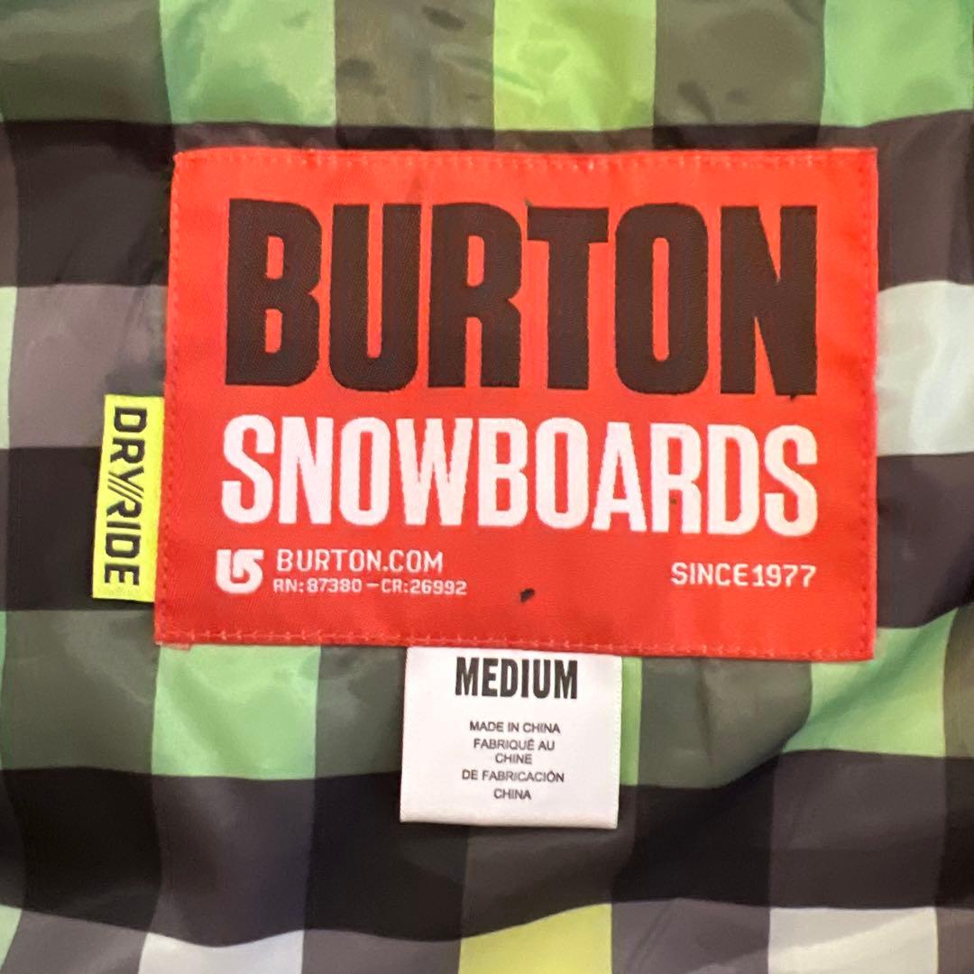 BURTON DRYRIDE 迷彩柄スノーボード　セットアップM