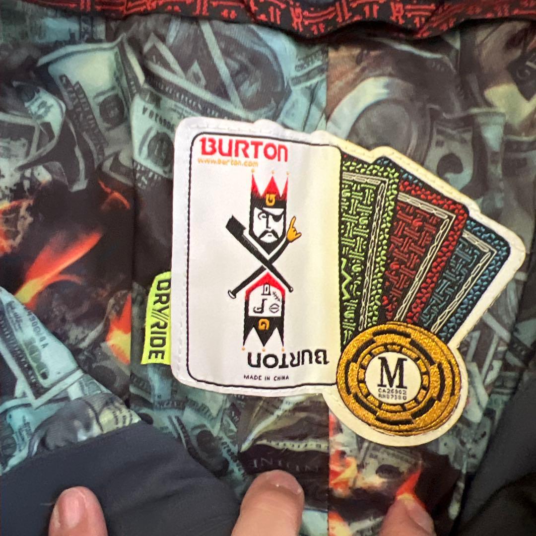 BURTON DRYRIDE 迷彩柄スノーボード　セットアップM