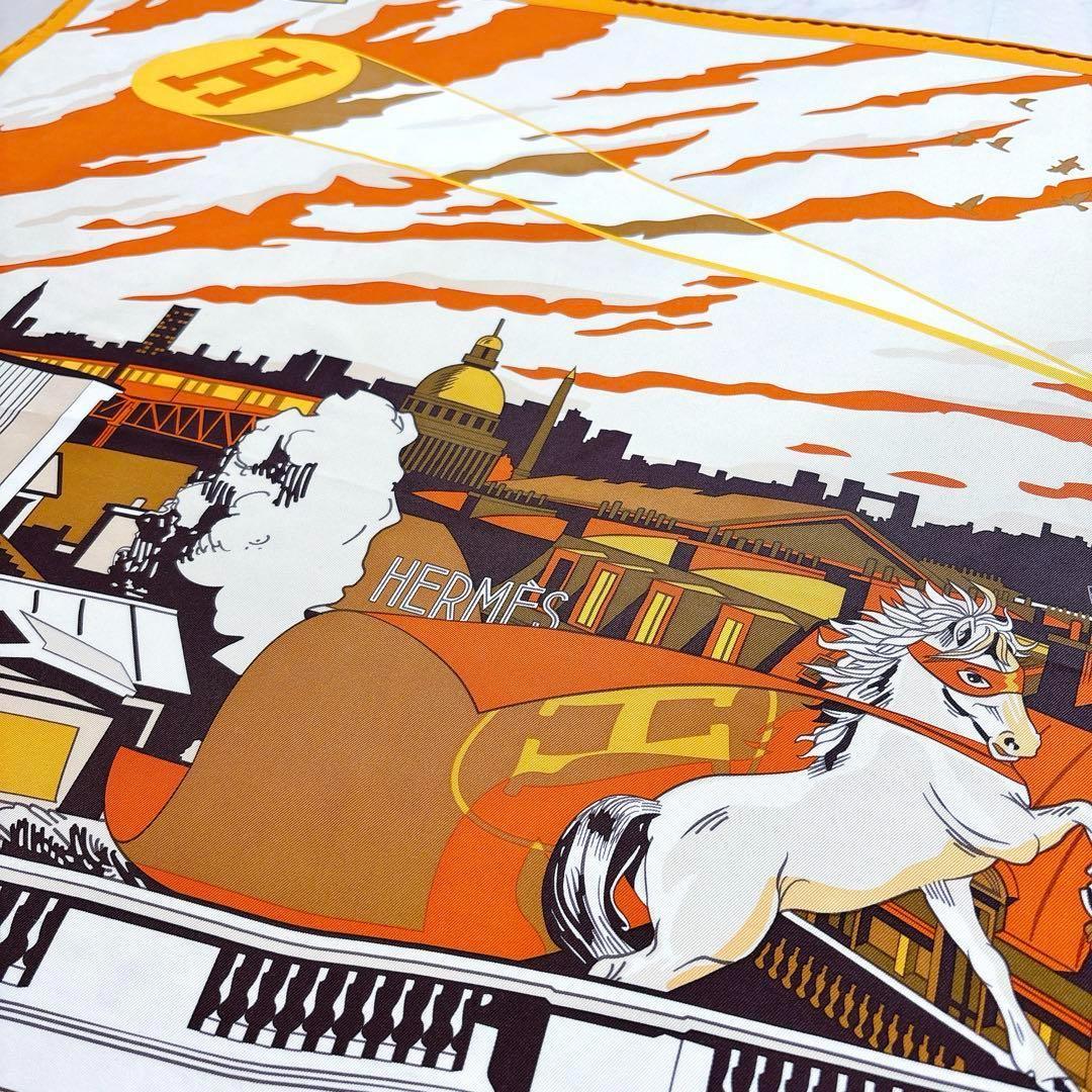 エルメス　カレ70　ミッドナイト フォーブル