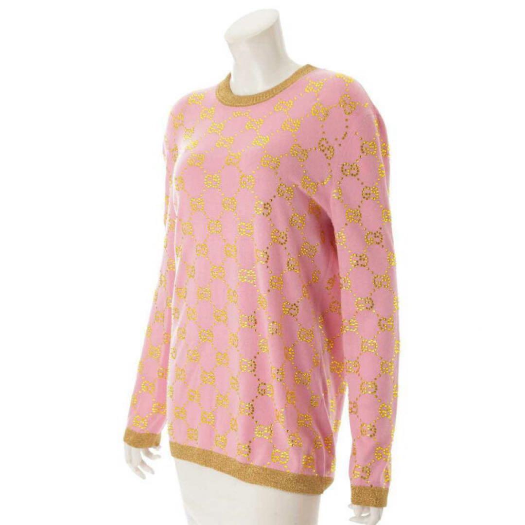 【新品未使用】Gucci クリスタルGG ニット セーター トップス S