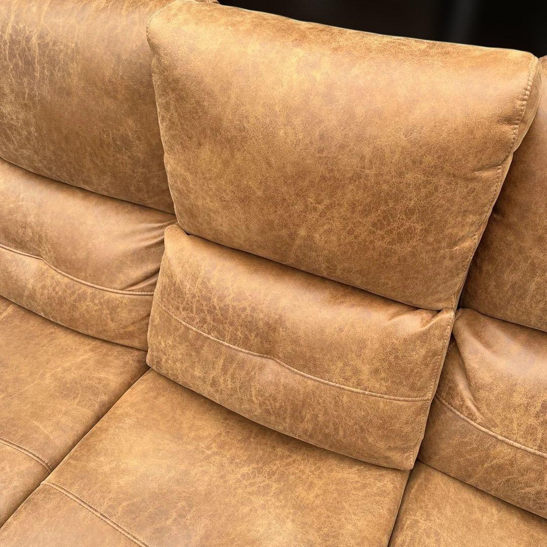 ⭐︎極美品/関家具 /３人掛け/北欧 /リクライニング電動ソファー /定価35万