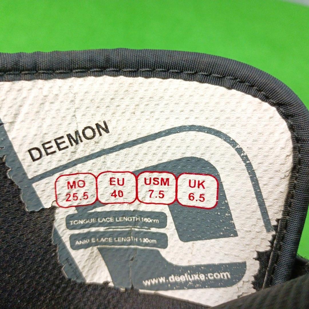 良品 メンズ　ディーラックスデーモン スノーボードブーツ25.5 DEELUXE