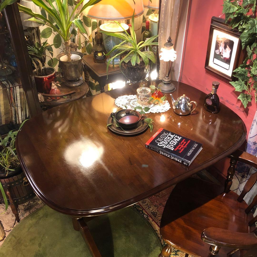 ま　天板のみ　極美品　キツツキマーク ヴィンテージ ダイニングテーブル