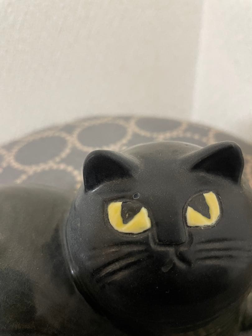 リサラーソン　黒猫　マイ maj 陶器　オブジェ　置物