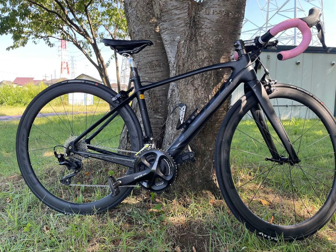 FUJI Mサイズ ロードバイク 男女兼用　ピンクブラック　ギア11 自転車本体