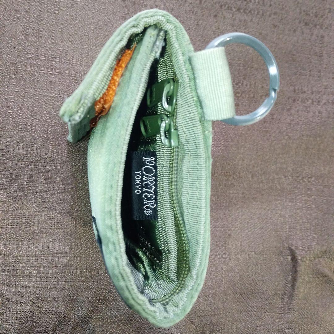 ポーター　タンカー　折財布　グリーン