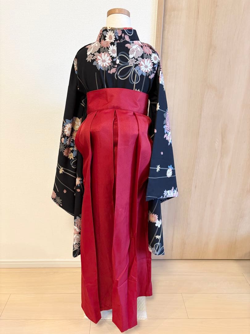 袴 小学生 卒業式 キャサリンコテージ 黒 赤 M2509024