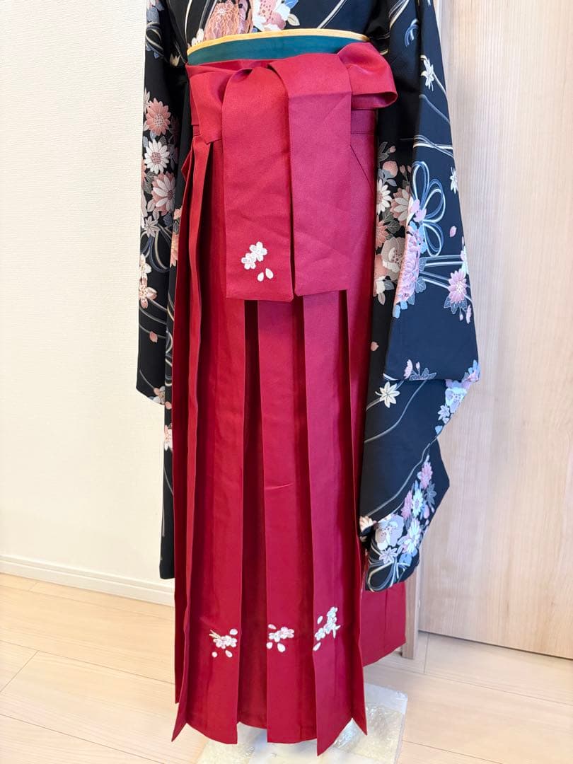 袴 小学生 卒業式 キャサリンコテージ 黒 赤 M2509024