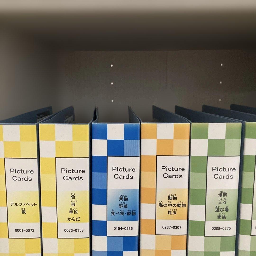 【ペッピーキッズクラブ】収納ファイル・DVD・ピクチャーカード1045枚セット