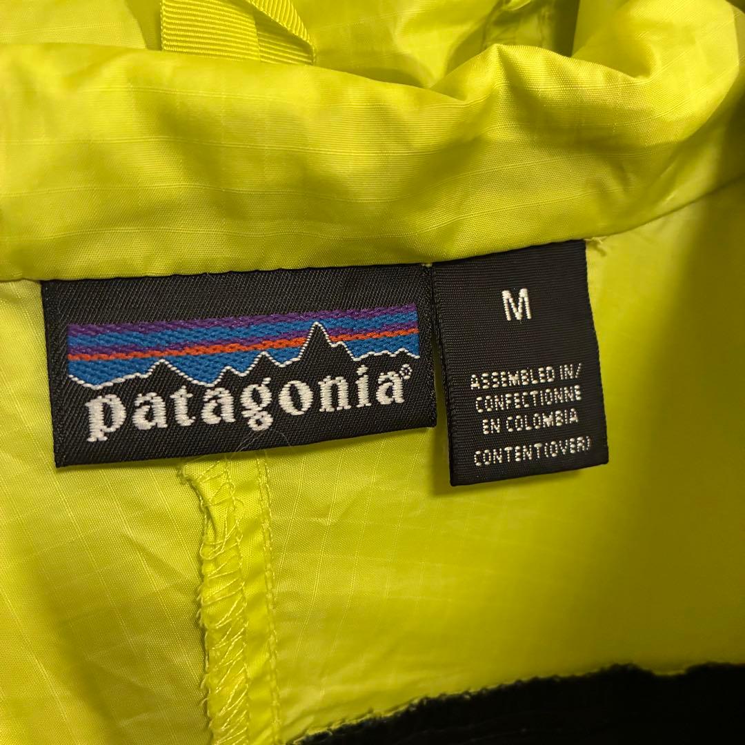 【最高カラー/00s】パタゴニア　刺繍ロゴ入　シェルジャケット　M