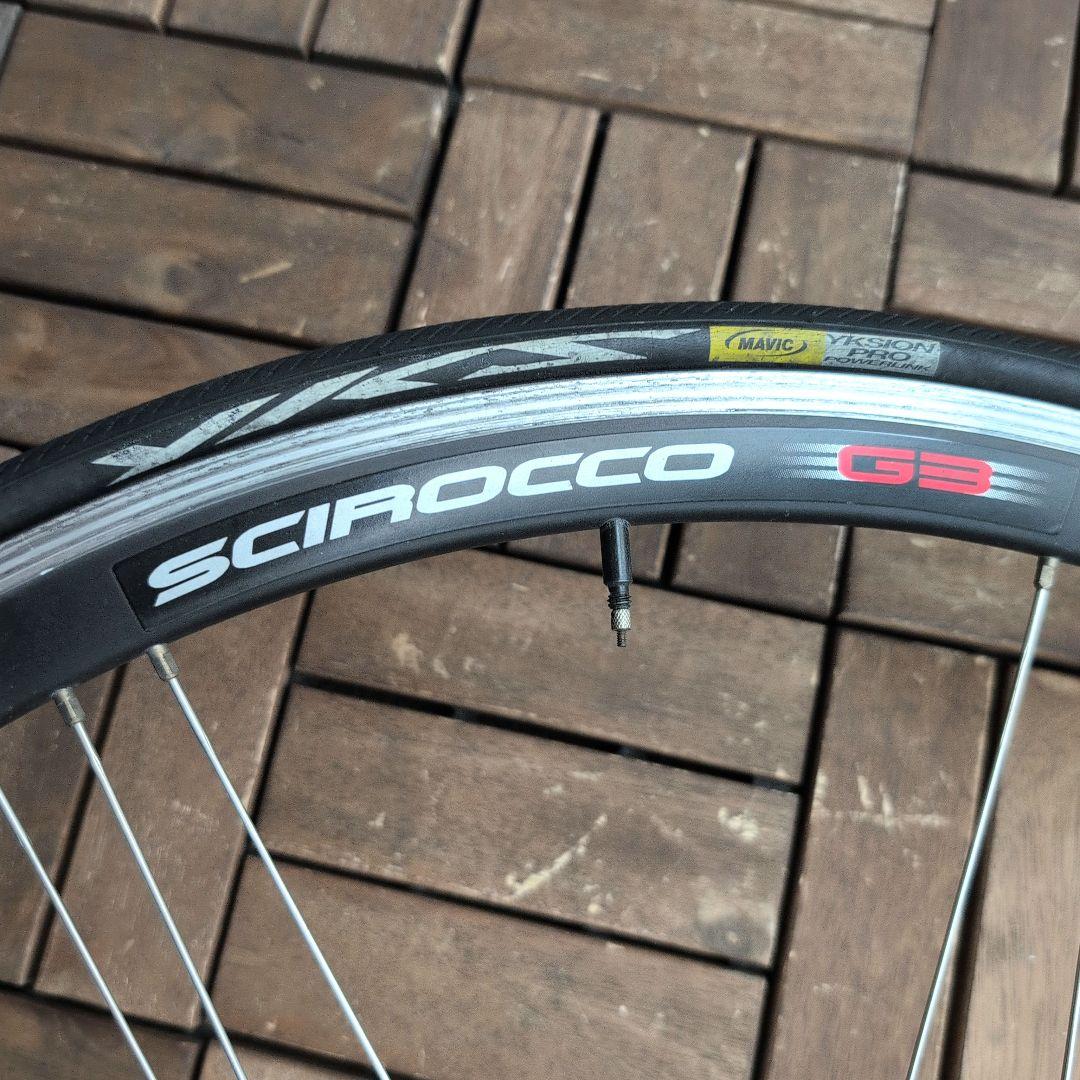 CAMPAGNOLO SCIROCCO G3 タイヤ付き 送料込み!