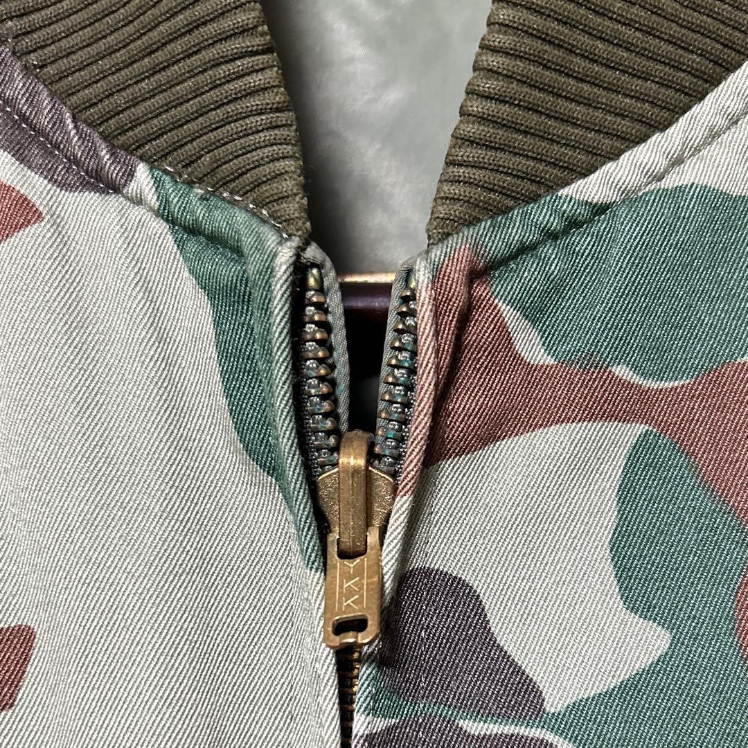 陸上自衛隊 リバーシブル ブルゾン MA-1タイプ 陸士長 パッチ 2型迷彩