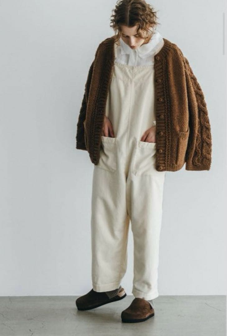 2025AW 新品未使用　nest Robe モールスキンサロペット　キナリ