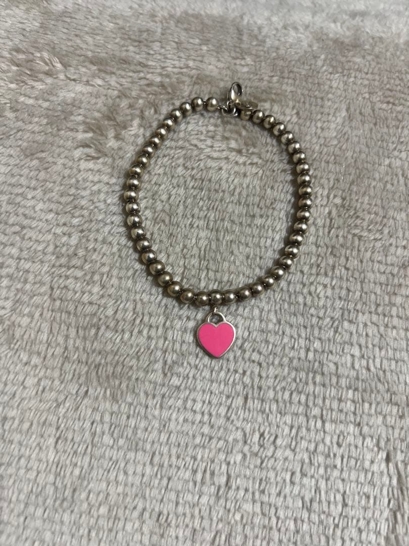 Tiffany リターントゥハート　ブレスレット　ピンク