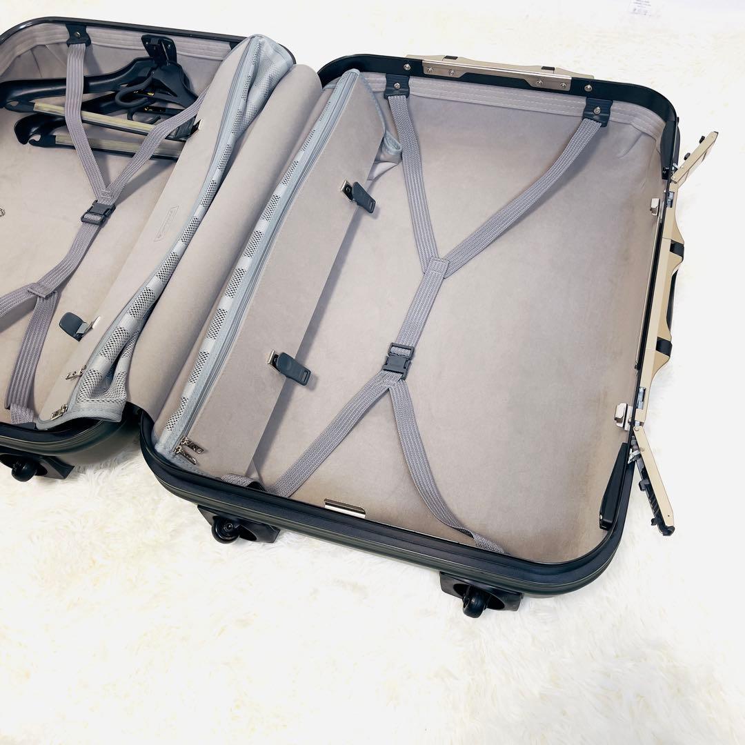 Samsonite サムソナイト スーツケース メタリックグリーン 鍵2本付き