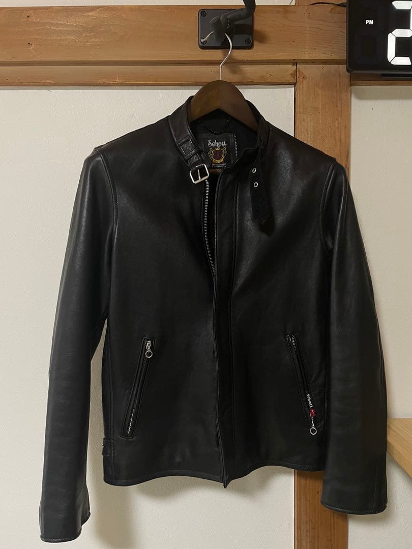 Ferīche 極美品❗️Schott シングルライダース（シープスキン）