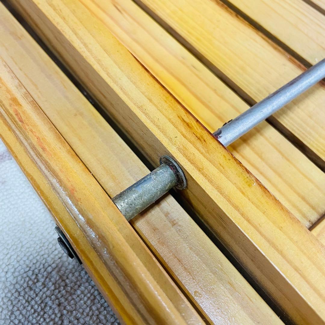 木製 折りたたみチェア 2脚セット