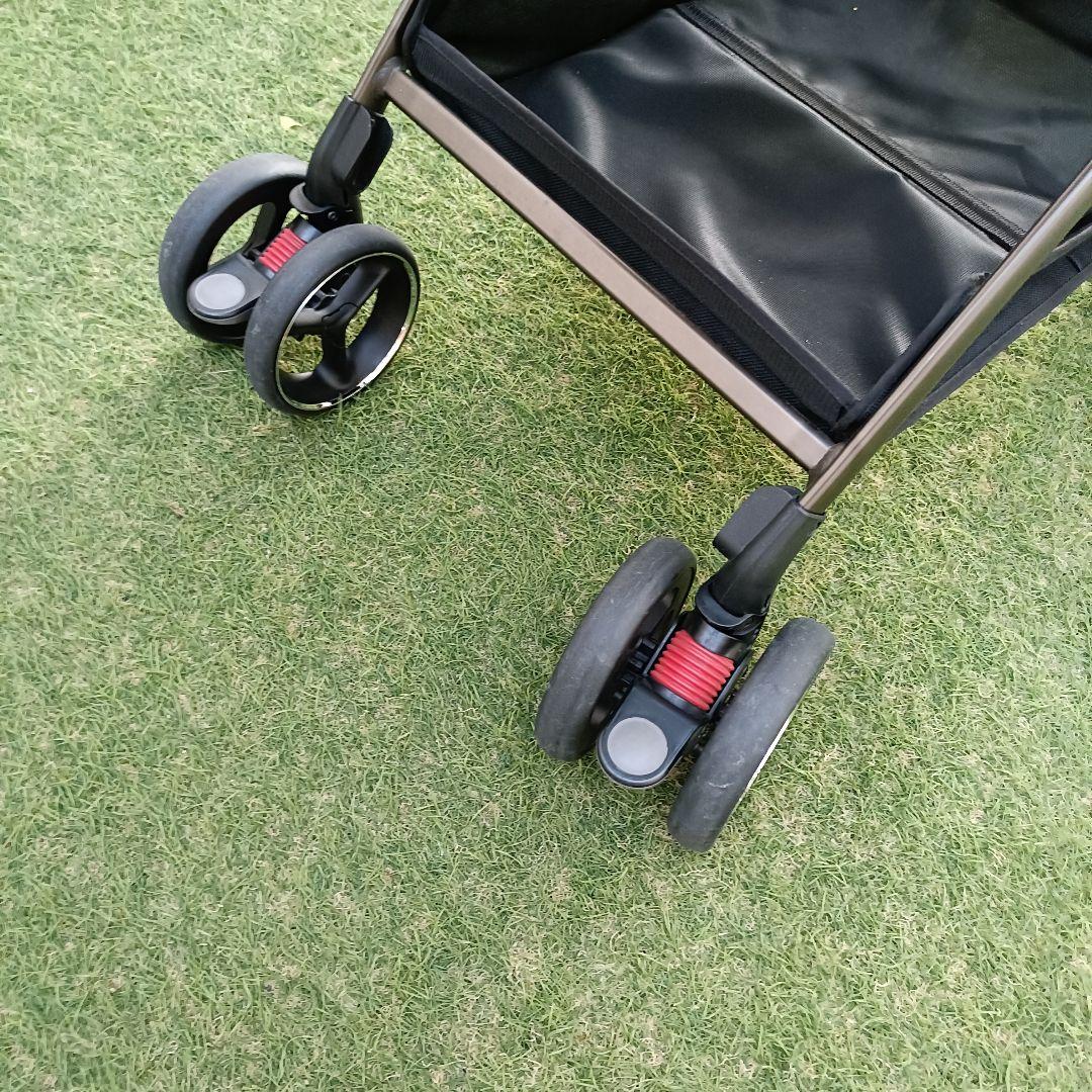 【良品】Aprica　オプティアプレミアム　ベビーカー　エッグショック　AB