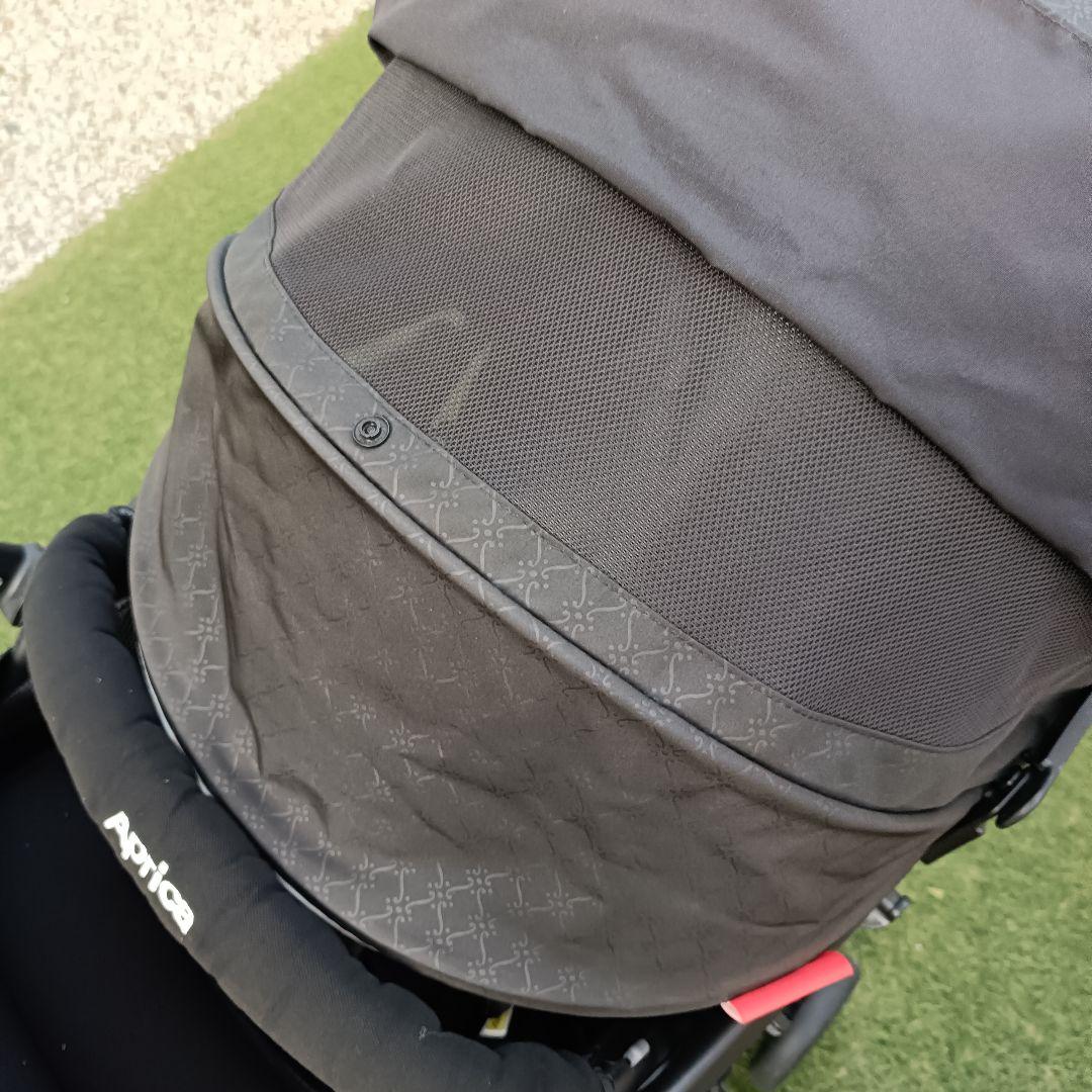 【良品】Aprica　オプティアプレミアム　ベビーカー　エッグショック　AB