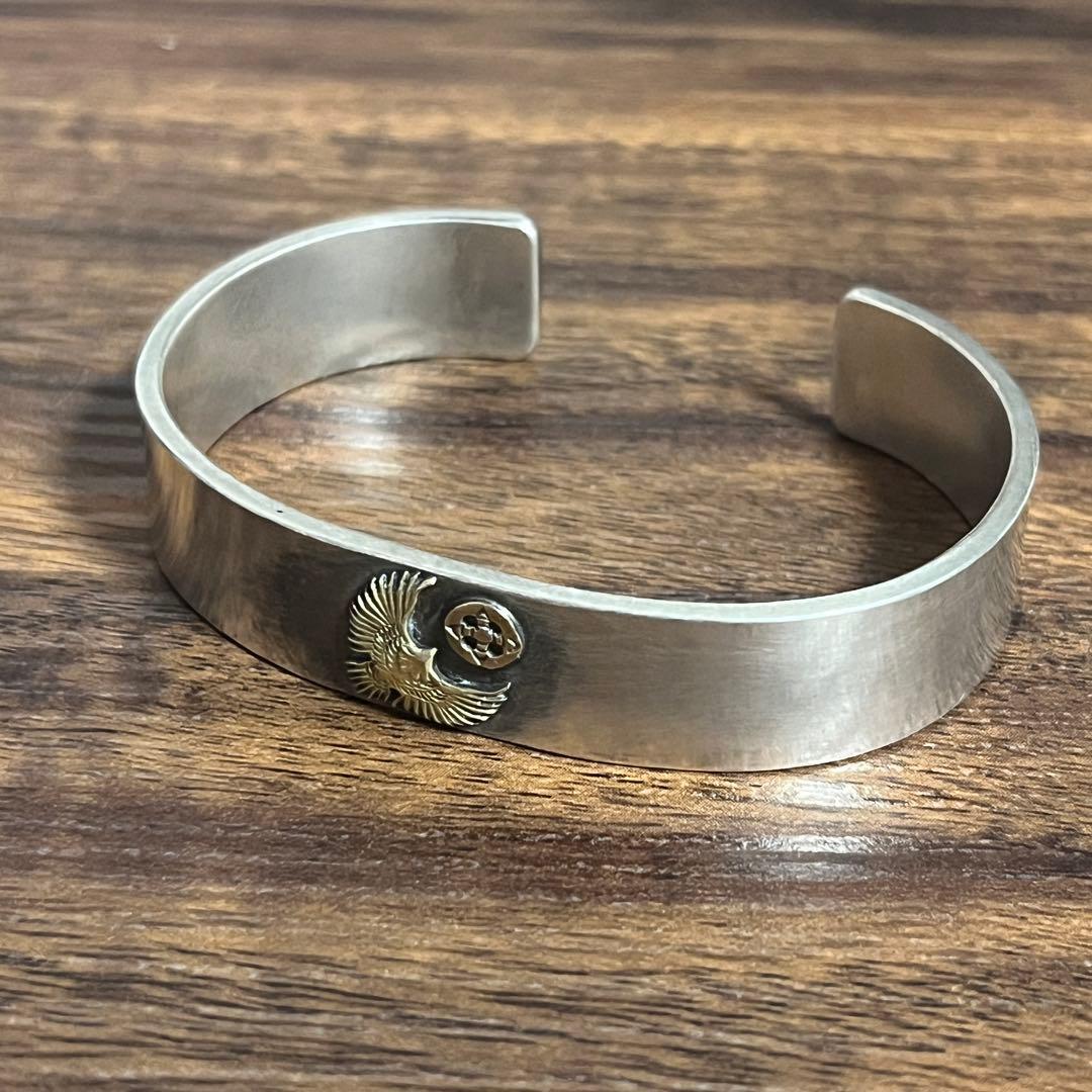 Hozho ホゾ　バングル　GOLD EAGLE silver925 18K