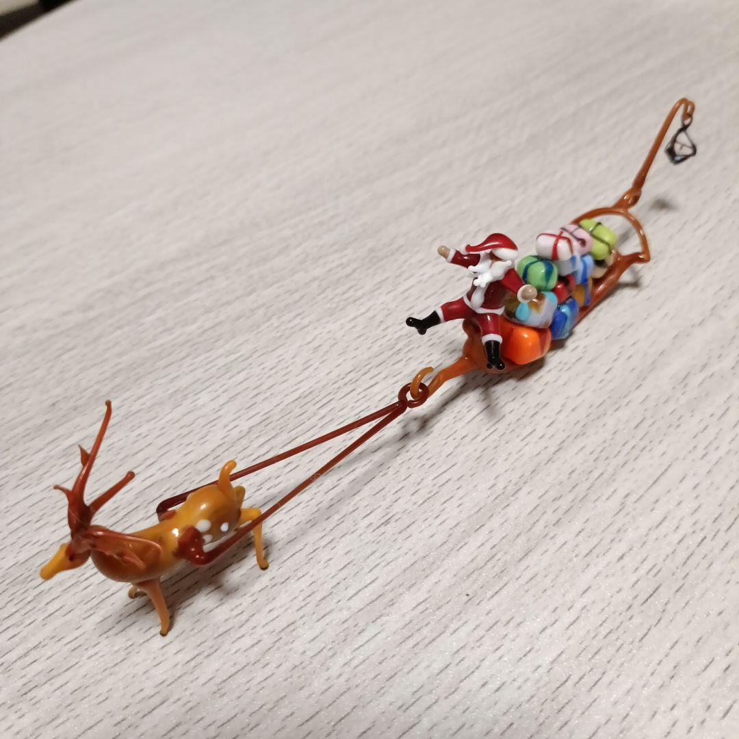 1点物　イタリア ベネチアで購入　サンタクロース ガラス製品
